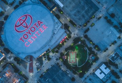 top view of Toyota centre