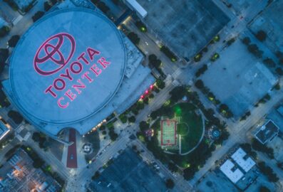 top view of Toyota centre