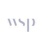WSP Black and White Logo